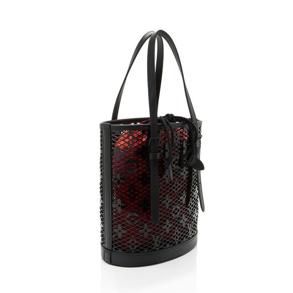 Louis Vuitton Calfskin Monogram Lace PM Bucket Bag - Picture 2 of 10